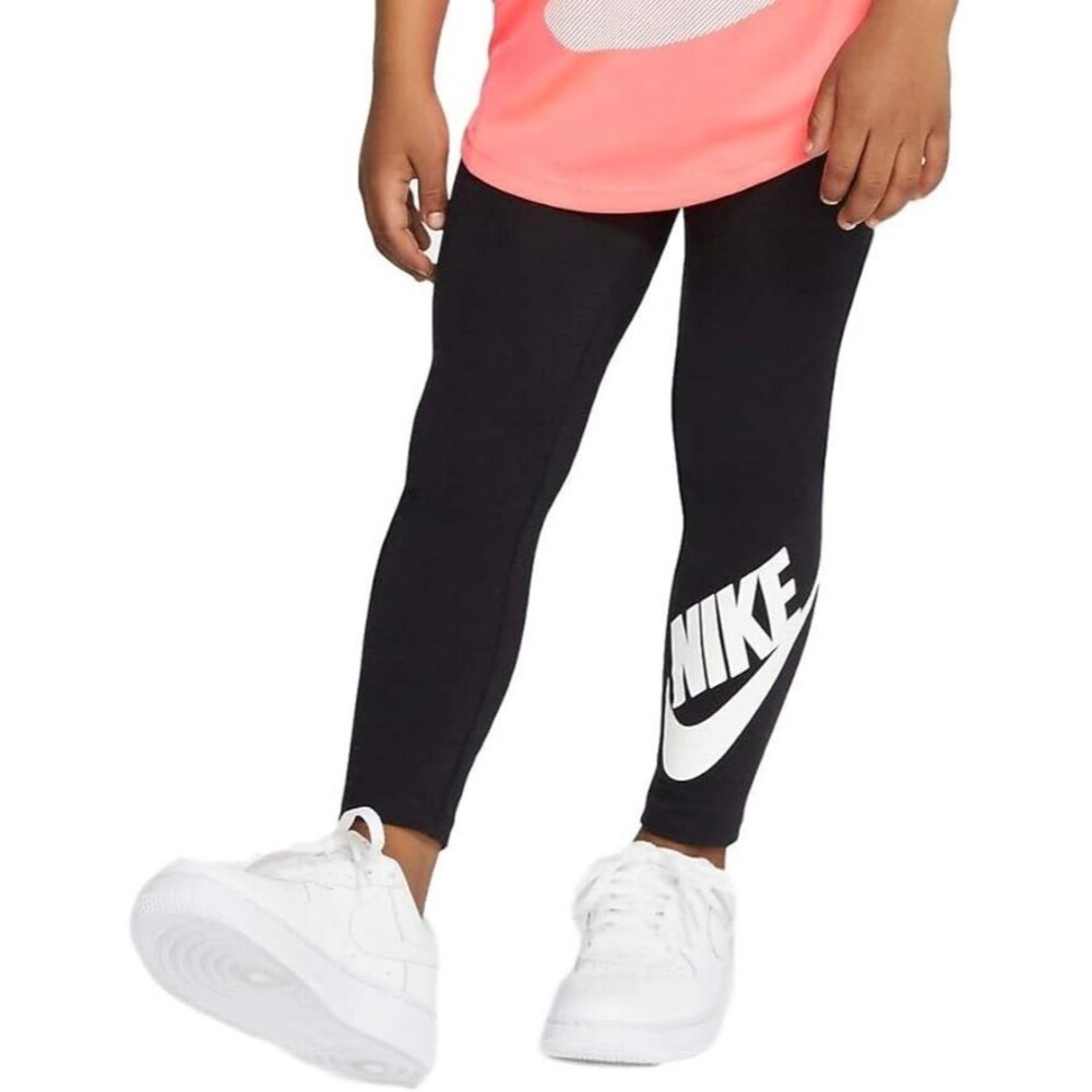 NEW Nike Girls' Leggings Black SIZE 4 Sportswear Graphic Active wear